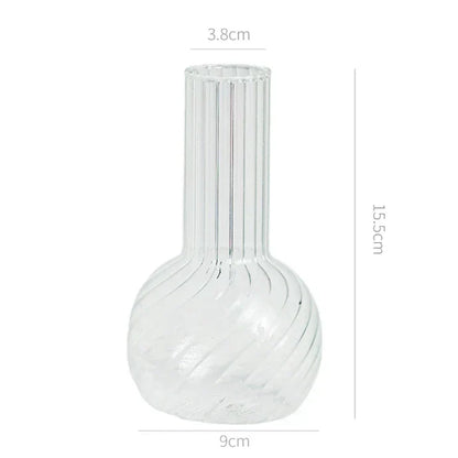 DecorBites™ Modern Nordic Glass Vases Set for Home and Wedding