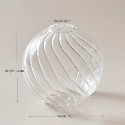 DecorBites™ Modern Nordic Glass Vases Set for Home and Wedding