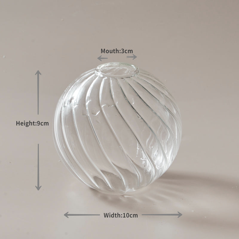DecorBites™ Modern Nordic Glass Vases Set for Home and Wedding
