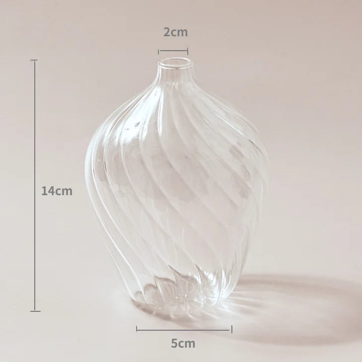 DecorBites™ Modern Nordic Glass Vases Set for Home and Wedding