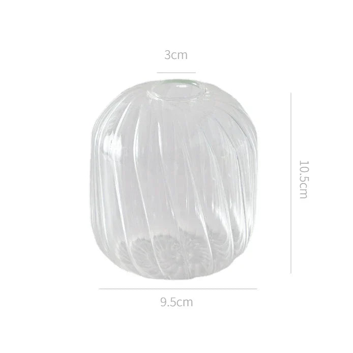 DecorBites™ Modern Nordic Glass Vases Set for Home and Wedding