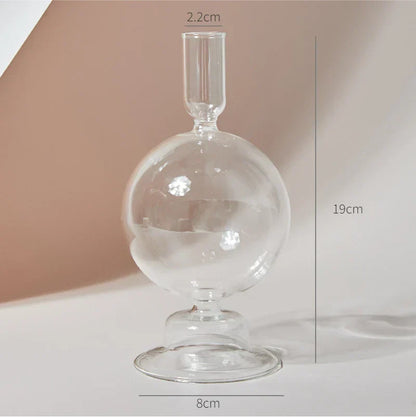 DecorBites™ Modern Nordic Glass Vases Set for Home and Wedding