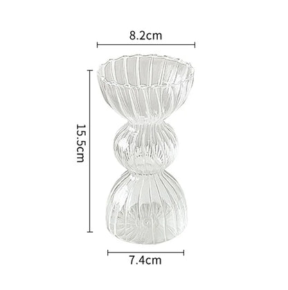 DecorBites™ Modern Nordic Glass Vases Set for Home and Wedding