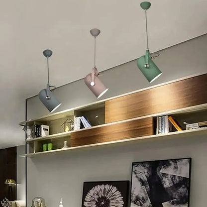 Modern nordic hanging lights – kitchen matte metallic pendant
