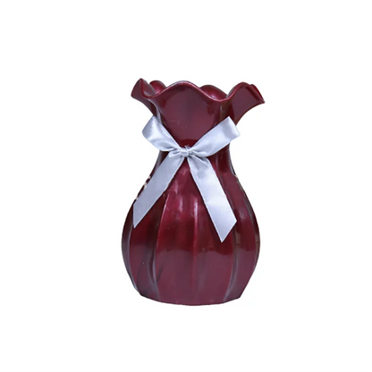 DecorBites™ Modern Nordic Mini White Flower Vase Home Decor