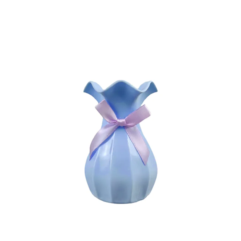 DecorBites™ Modern Nordic Mini White Flower Vase Home Decor