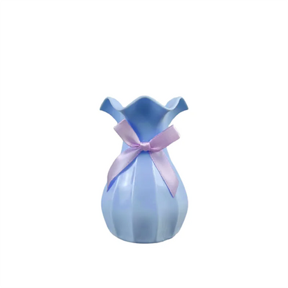 DecorBites™ Modern Nordic Mini White Flower Vase Home Decor