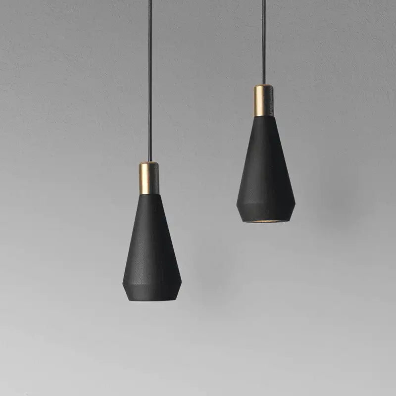 Modern black & gold pendant light kitchen hanging lights