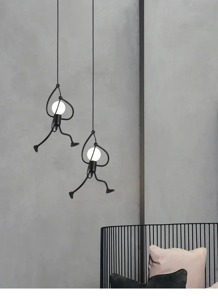 Modern black oval led pendant light dining room nordic pendant light
