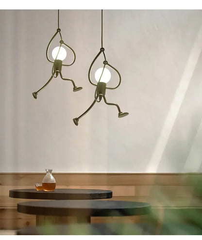 Modern black oval led pendant light dining room nordic pendant light
