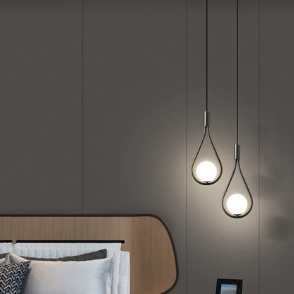 DecorBites™ Modern Nordic Pendant Light in Black or Gold