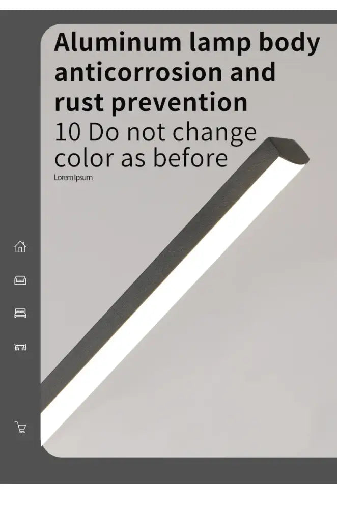 Modern black linear pendant light for dining room