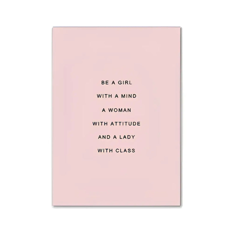 Modern pink aesthetic wall art quote print bedroom decor