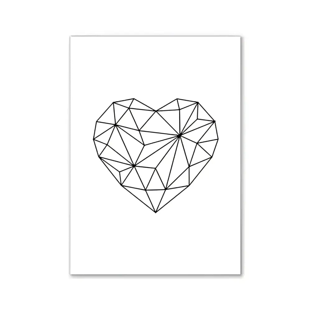Modern pink minimalist wall art sketch for bedroom