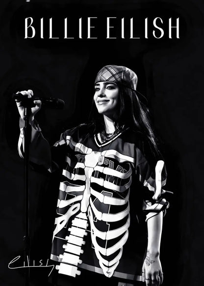 DecorBites™ Modern Singer B-Billies Print Canvas Wall Art