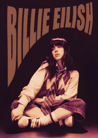 Modern singer b-billies print canvas wall art bedroom decor