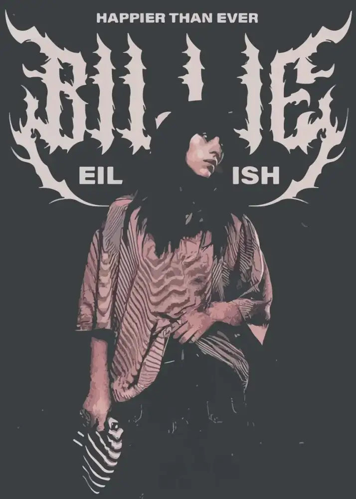 Modern singer b-billies print canvas wall art bedroom decor