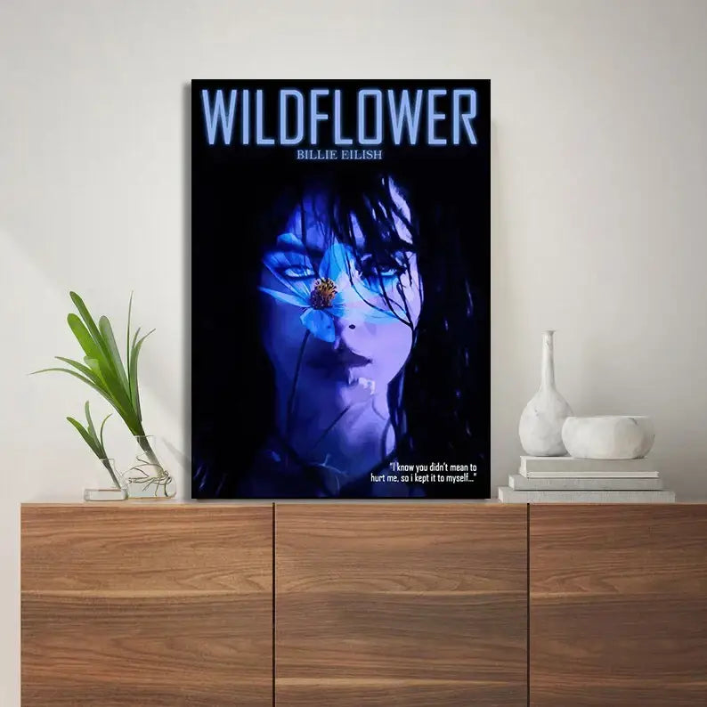 Modern singer b-billies print canvas wall art bedroom decor