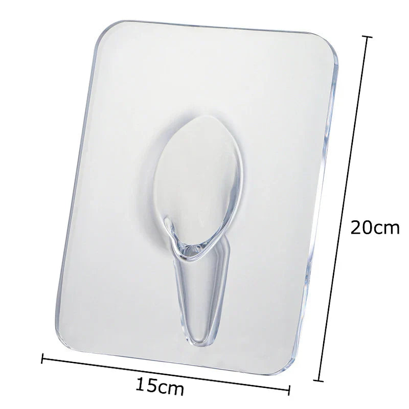 DecorBites™ Modern Transparent Square Vase for Flowers