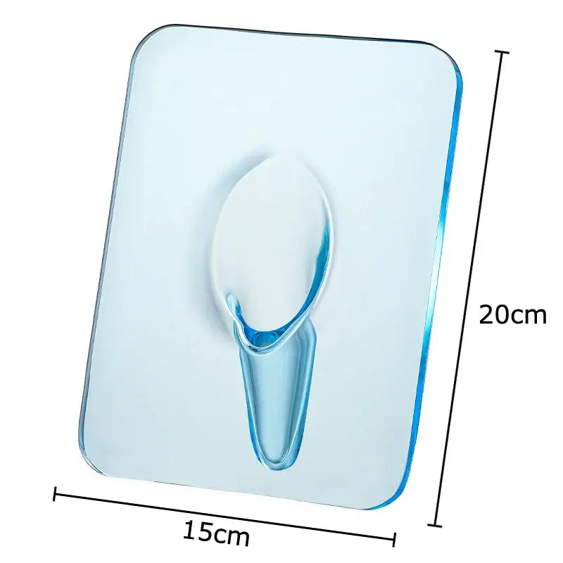 Modern transparent square vase wall mounted living room decor