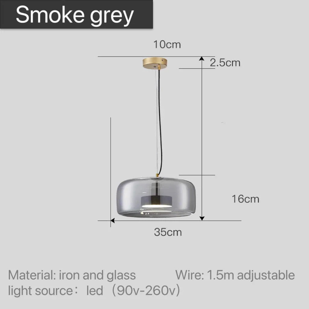 DecorBites™ Moroccan Amber Modern Nordic Pendant Light