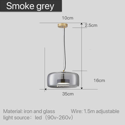 DecorBites™ Moroccan Amber Modern Nordic Pendant Light