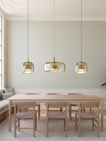 DecorBites™ Moroccan Amber Modern Nordic Pendant Light