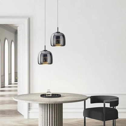 DecorBites™ Moroccan Amber Modern Nordic Pendant Light