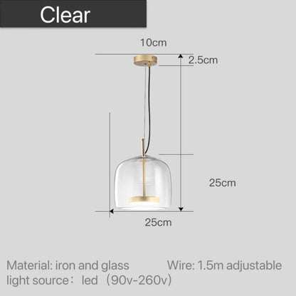 DecorBites™ Moroccan Amber Modern Nordic Pendant Light