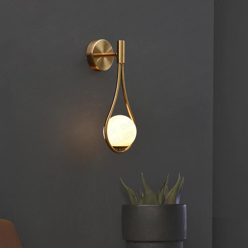 DecorBites™ Moroccan Gold Modern Nordic Wall Lamp