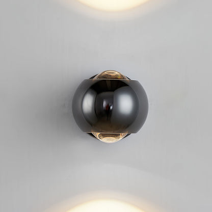 DecorBites™ Moroccan Modern Black Brass LED Wall Lamp