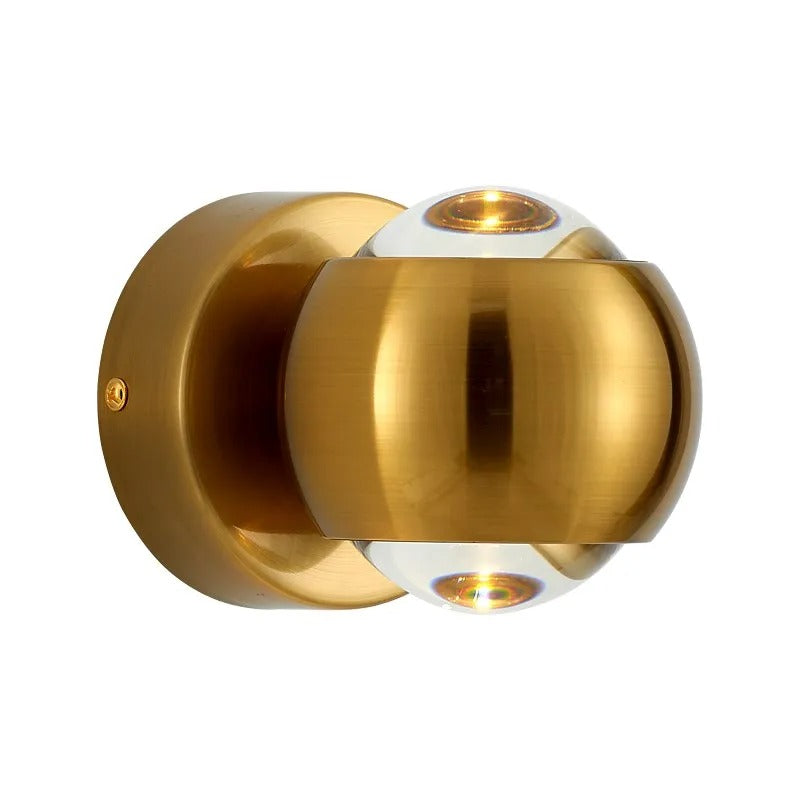 DecorBites™ Moroccan Modern Black Brass LED Wall Lamp
