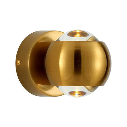 DecorBites™ Moroccan Modern Black Brass LED Wall Lamp