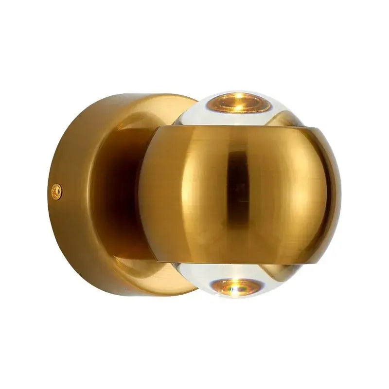 Modern moroccan black & brass led wall lamp for bedroom