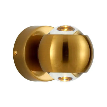 Modern moroccan black & brass led wall lamp for bedroom