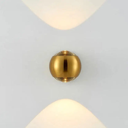 Modern moroccan black & brass led wall lamp for bedroom