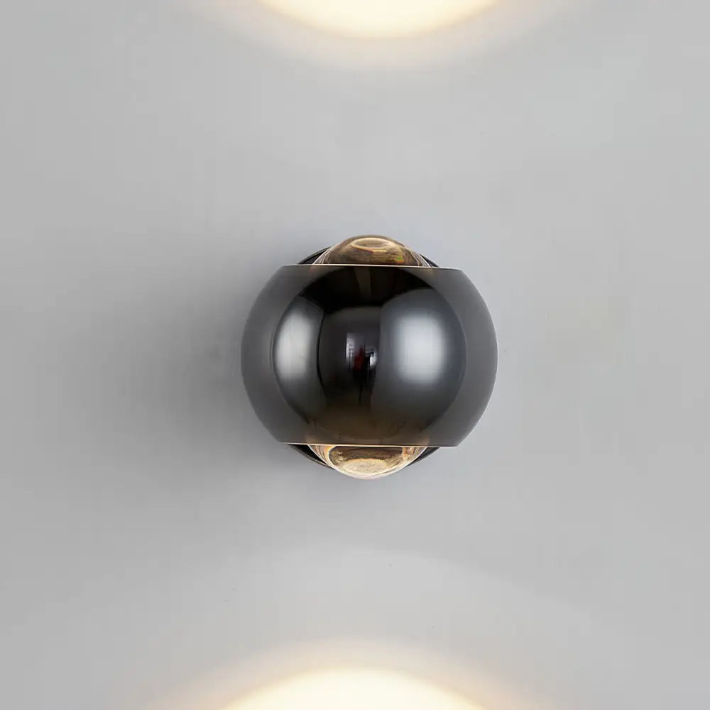 Modern moroccan black & brass led wall lamp for bedroom