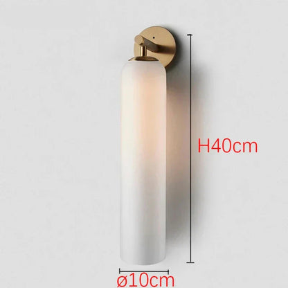 DecorBites™ Moroccan Title: Sleek Glass Wall Sconce