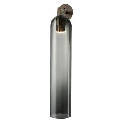 DecorBites™ Moroccan Title: Sleek Glass Wall Sconce
