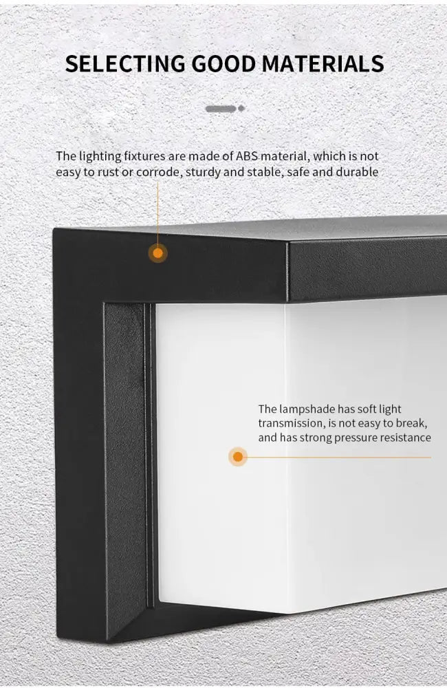 Modern black motion sensor outdoor wall light with frosted glass
