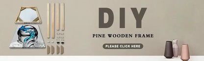 Watercolor mountain wall art set with wood frames for bedroom