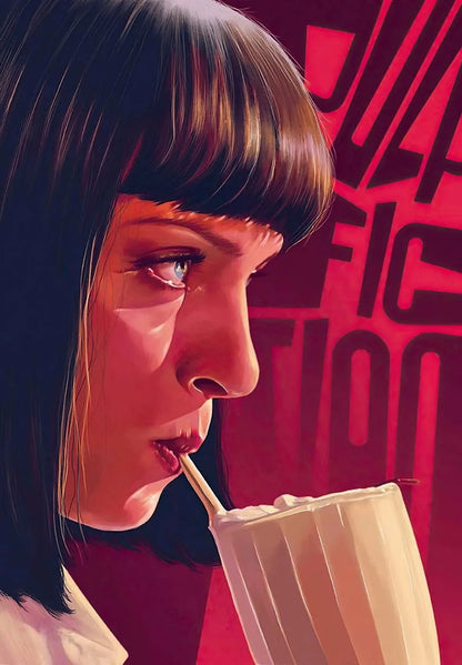 DecorBites™ Movie Pulp Fiction Canvas Wall Art