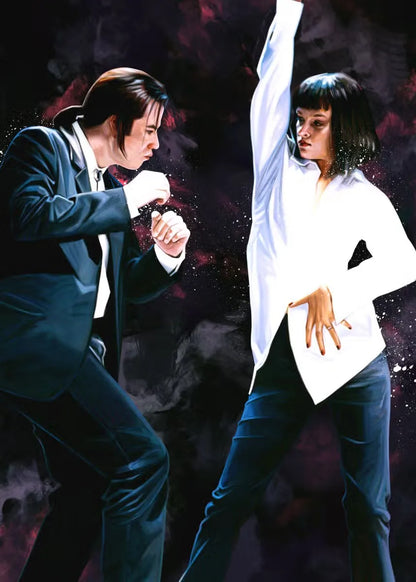 DecorBites™ Movie Pulp Fiction Canvas Wall Art
