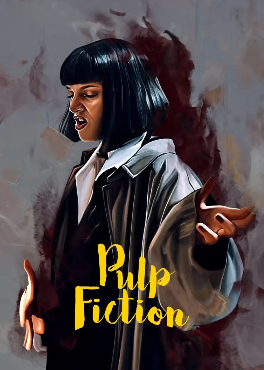 DecorBites™ Movie Pulp Fiction Canvas Wall Art