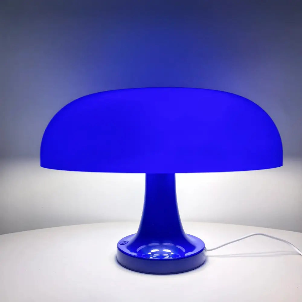 Modern orange mushroom table lamp bedroom decor