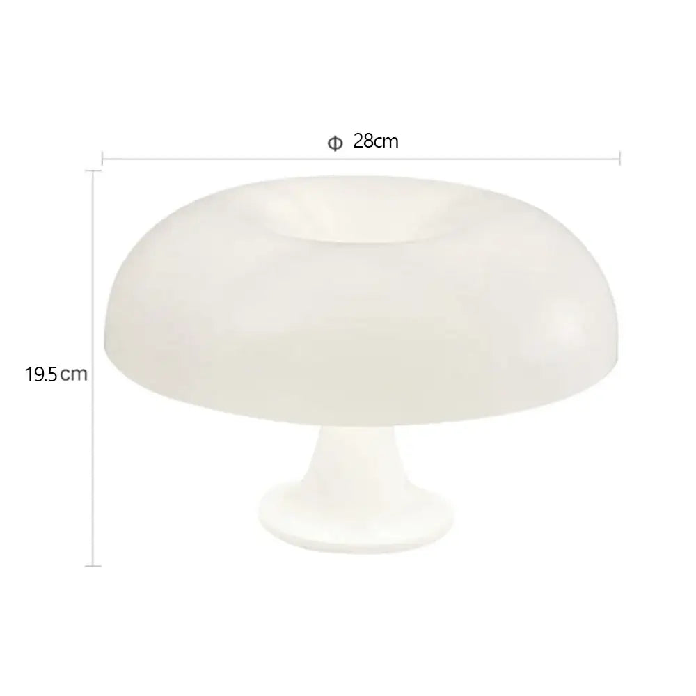 Modern orange mushroom table lamp bedroom decor