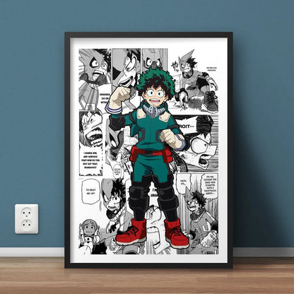 DecorBites™ "My Hero Academia Canvas Wall Art"
