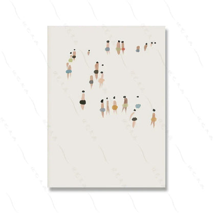 DecorBites™ Neutral Canvas Triptych Wall Art Set