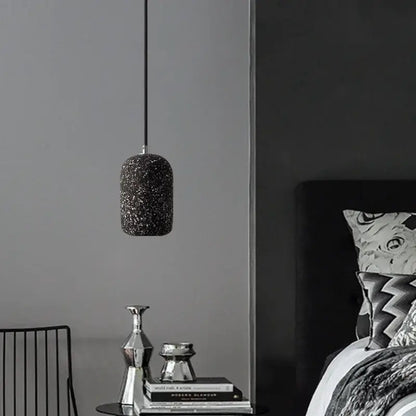 Industrial cement pendant lamp – kitchen & dining room light