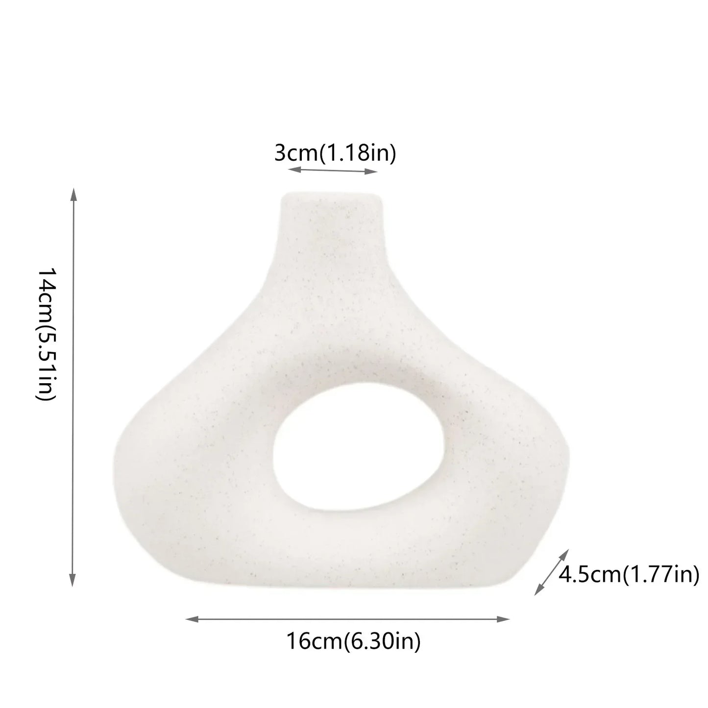 DecorBites™ Nordic Ceramic Flower Vase Home Decor
